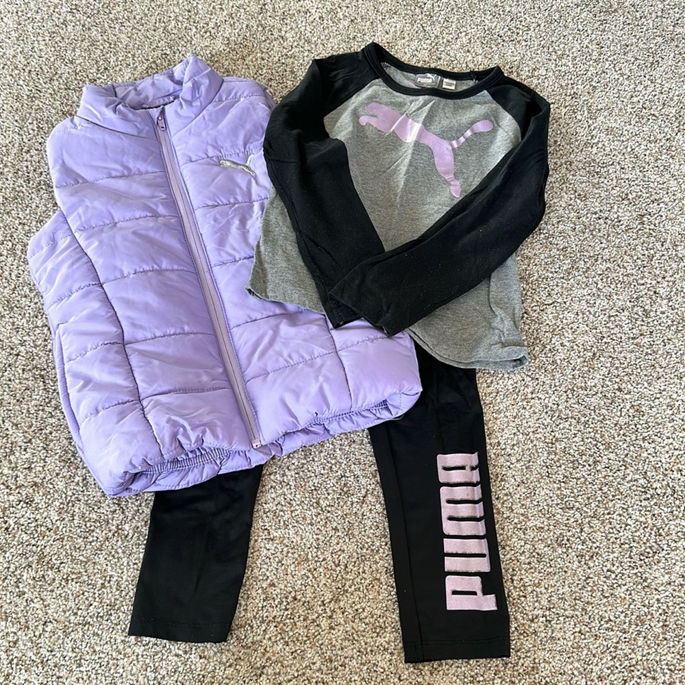 Girls Puma Outfit